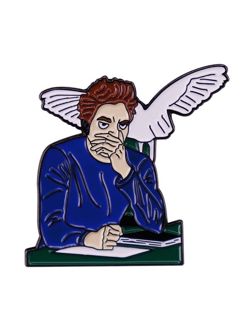 Twilight Edward Midnight Sun in Biology Class Enamel Pin 21-2